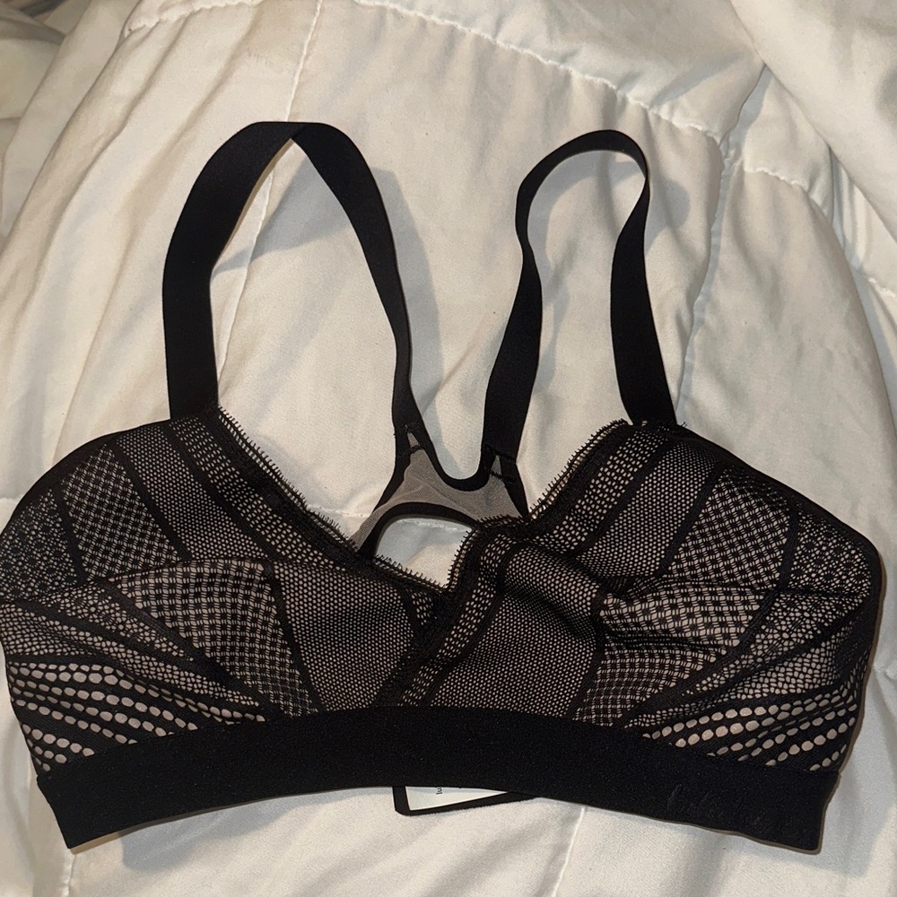 Lululemon Athletica Black Patterned Bralette